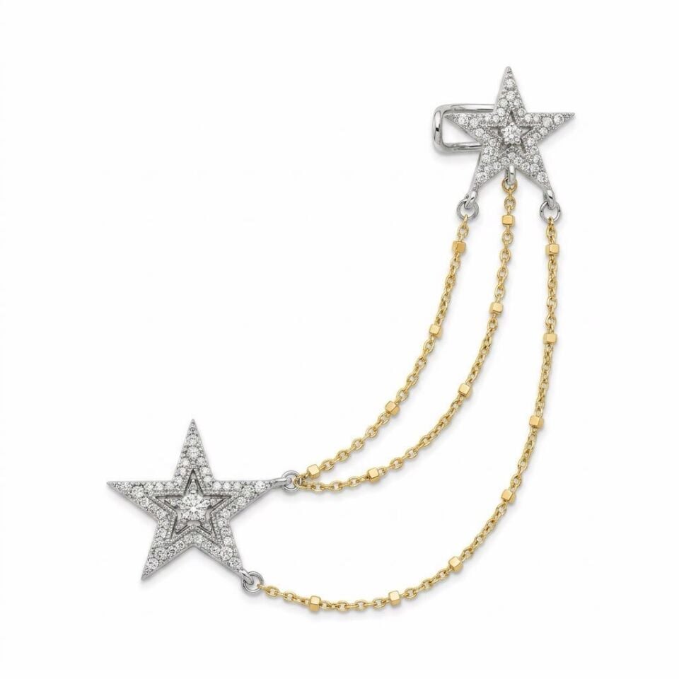 Star Kıkırdak Küpe