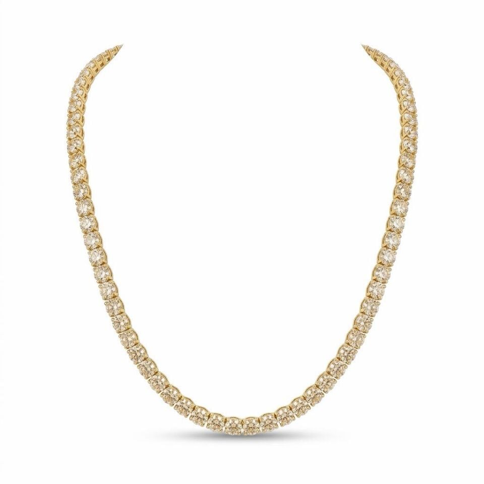 Gold Su Yolu Kolye