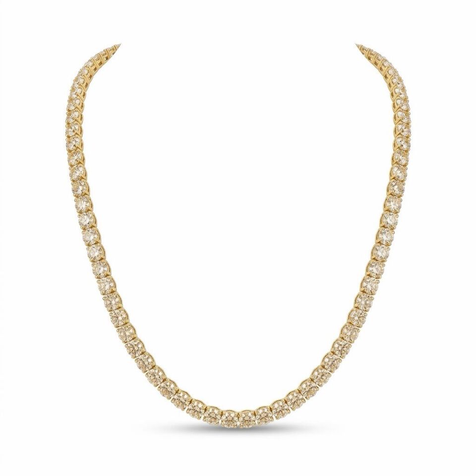 Gold Su Yolu Kolye