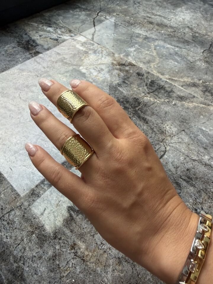 Gold Dövme Yüzük