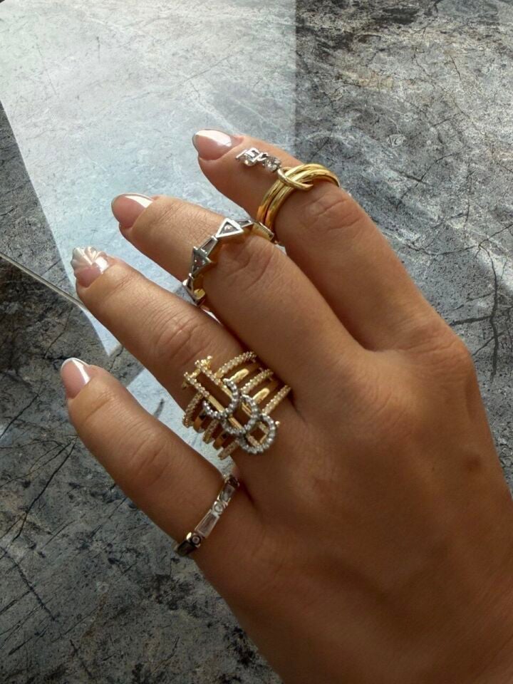 14K Tasarım Yüzük