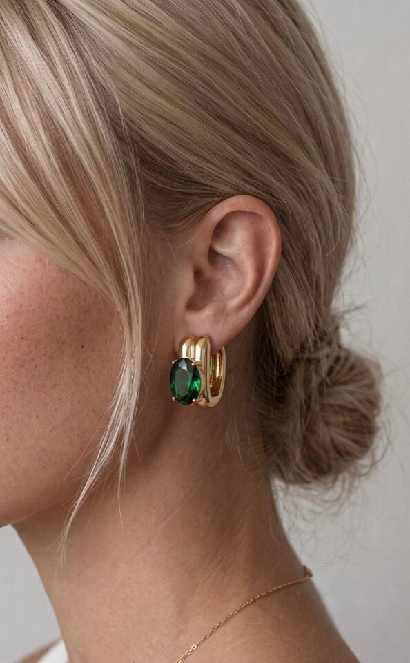 Green Gold Küpe