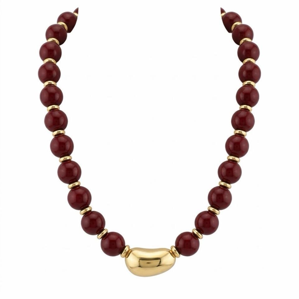 Bordo Statement Kolye