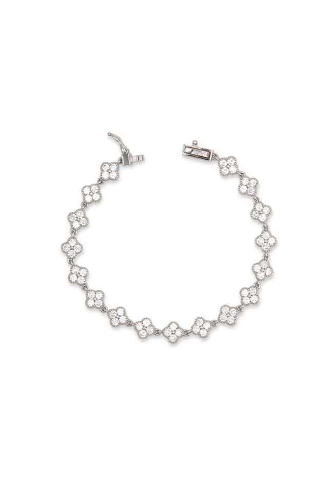 Silver Yonca Bileklik