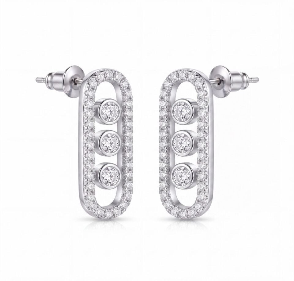 Silver Tasarım Küpe