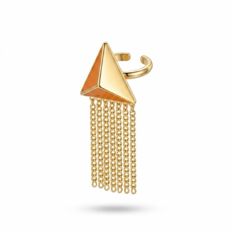 Üçgen Sallantılı Earcuff