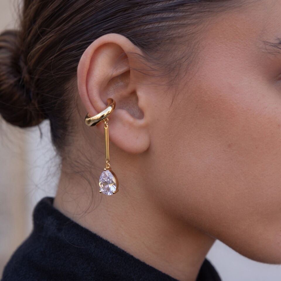 Kesme Taş Earcuff